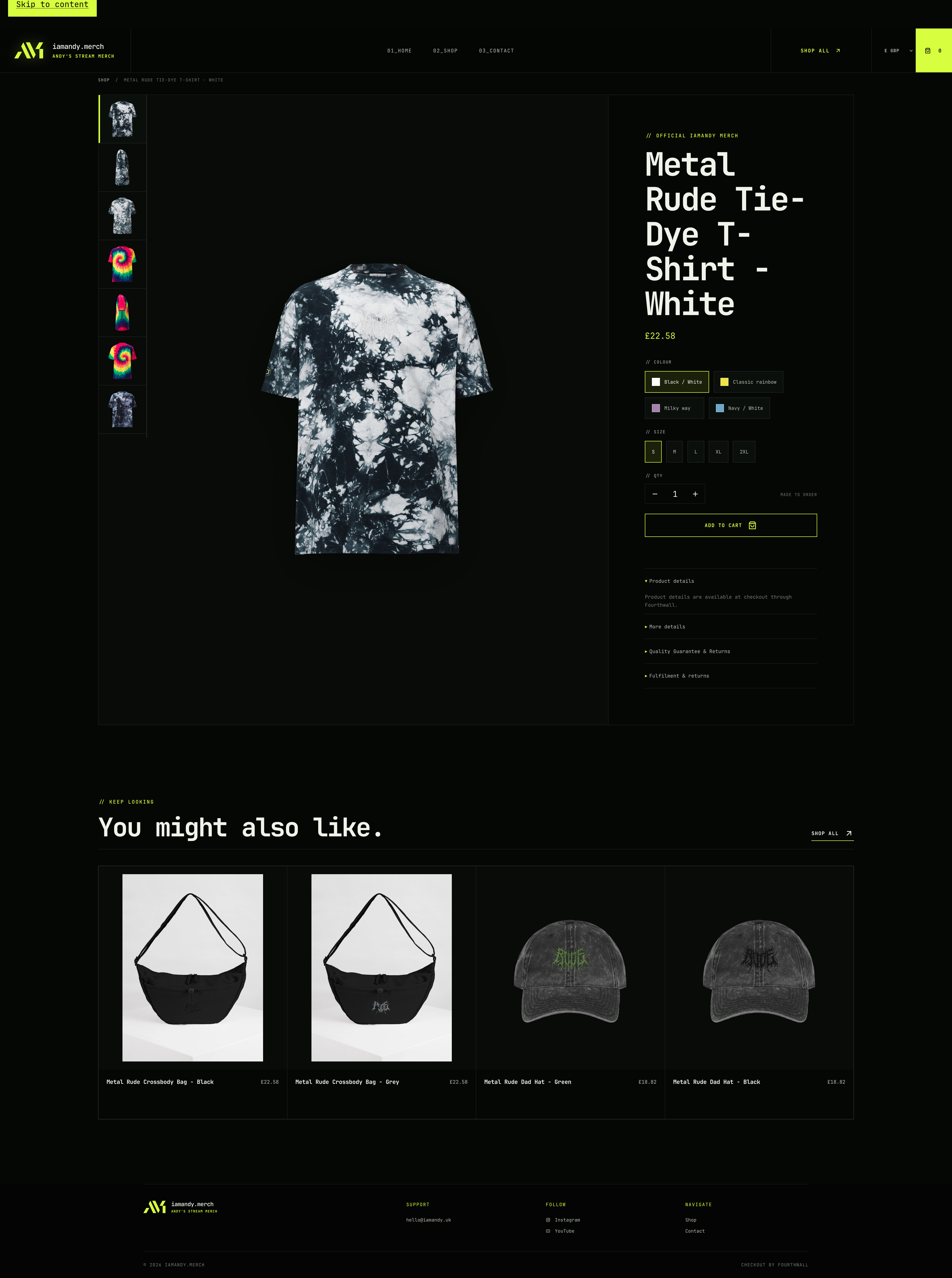 IAMANDY MERCH project view 3