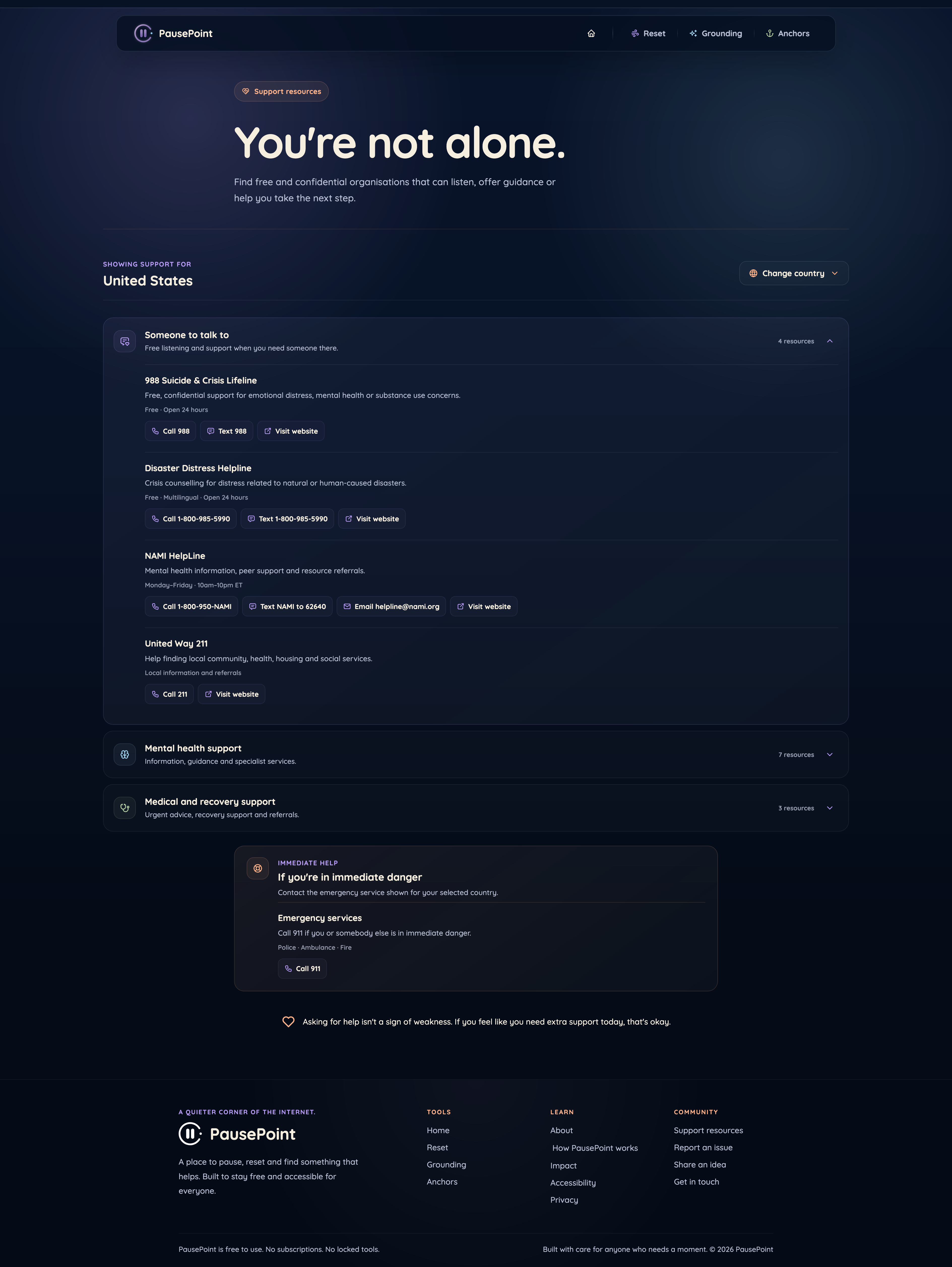 PAUSEPOINT project view 5